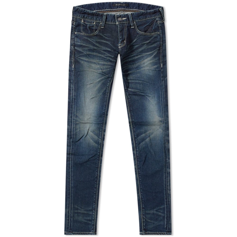 Black By Vanquish Aged Power Stretch Skinny Jeans