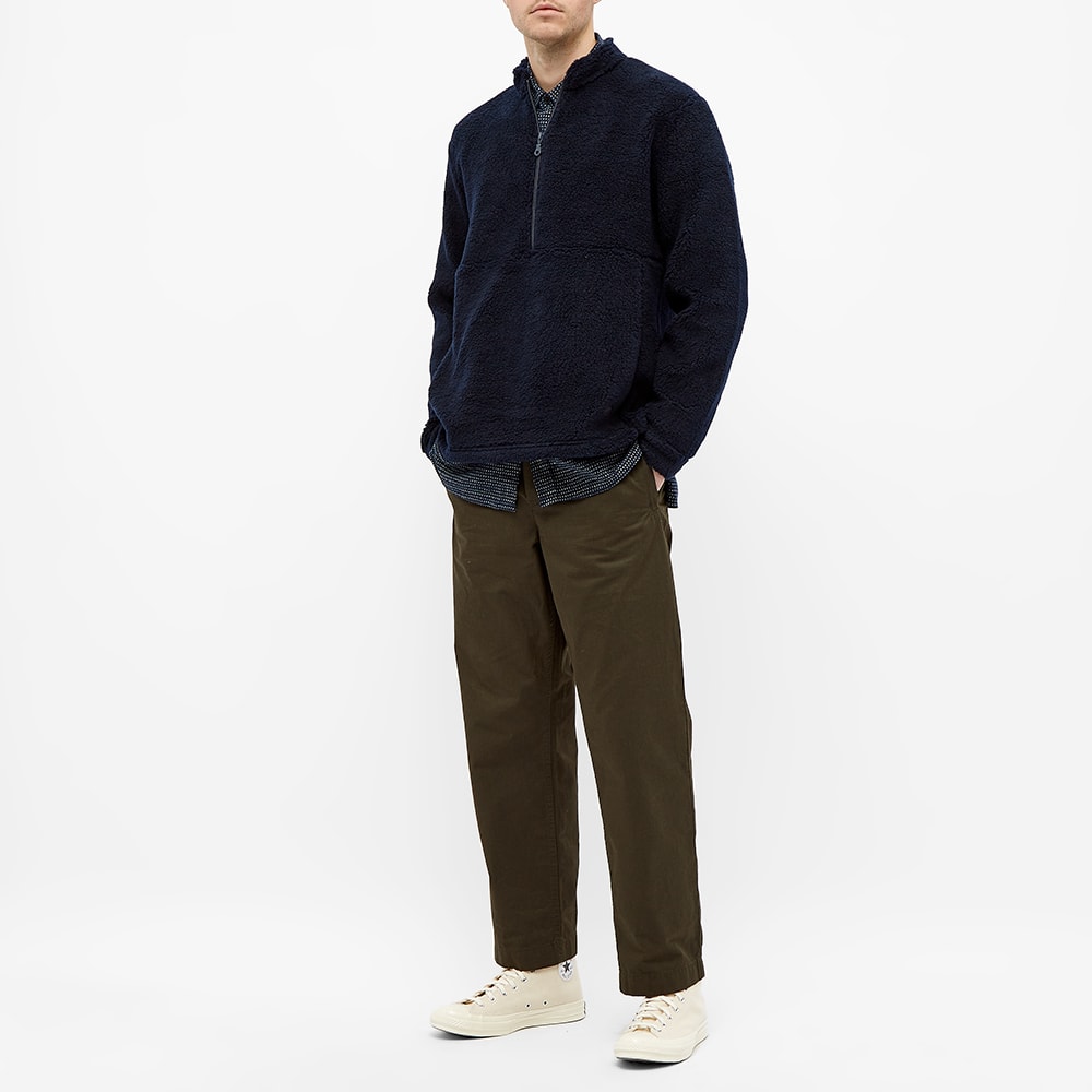 folk fleece funnel navy