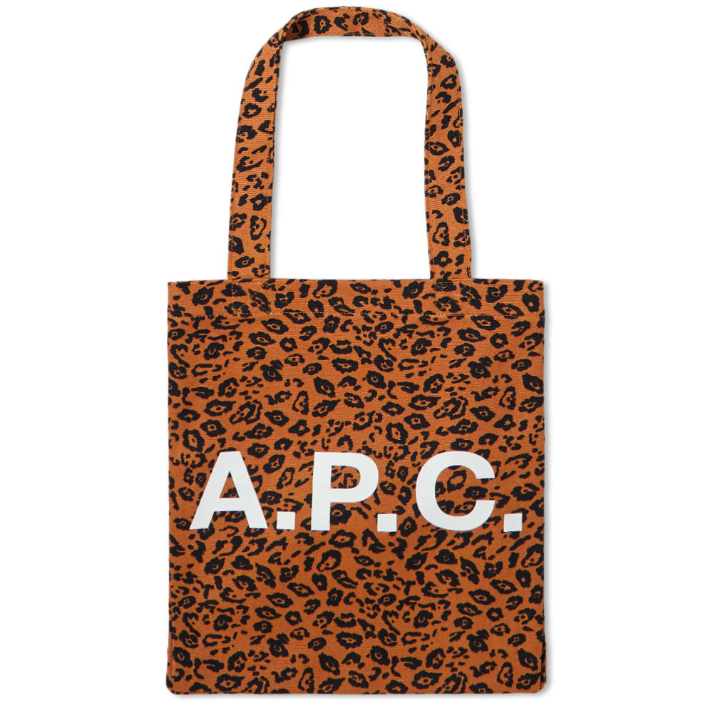 A.P.C. Lou Leopard Print Tote Caramel | END. (DK)