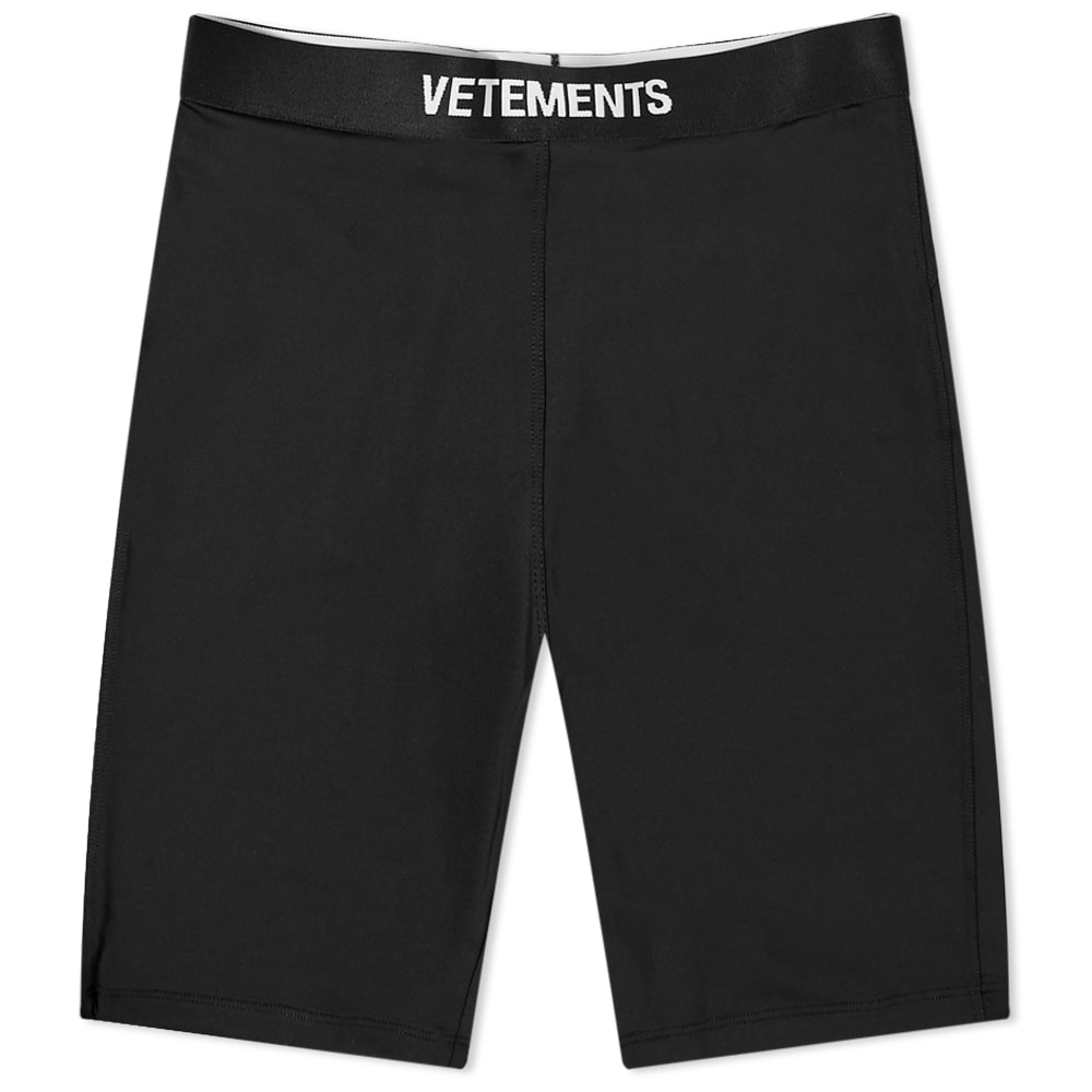 VETEMENTS Logo Cycling Short Black END. (US)