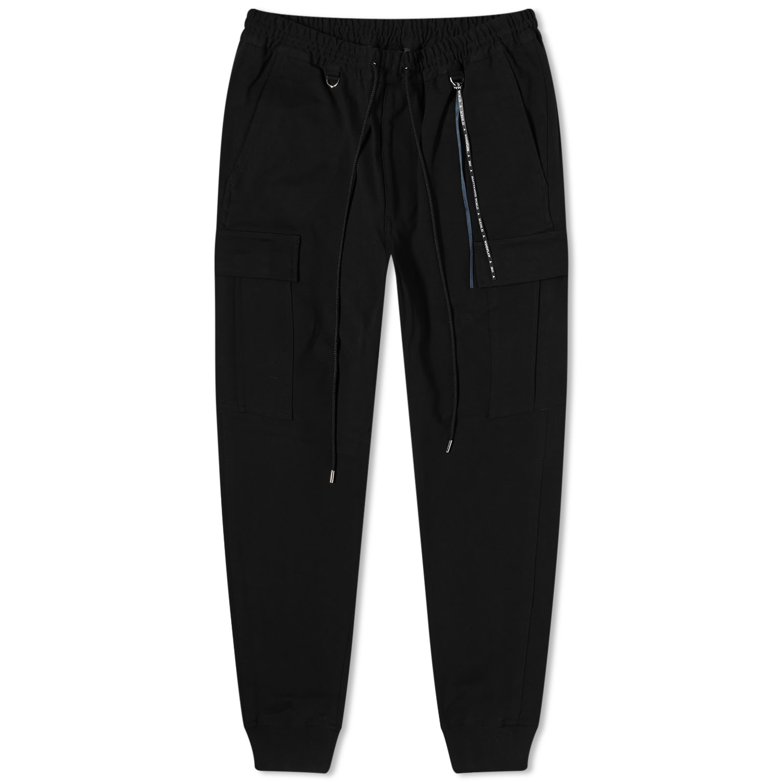 MASTERMIND WORLD High Density Cotton Cargo Pants Black END.