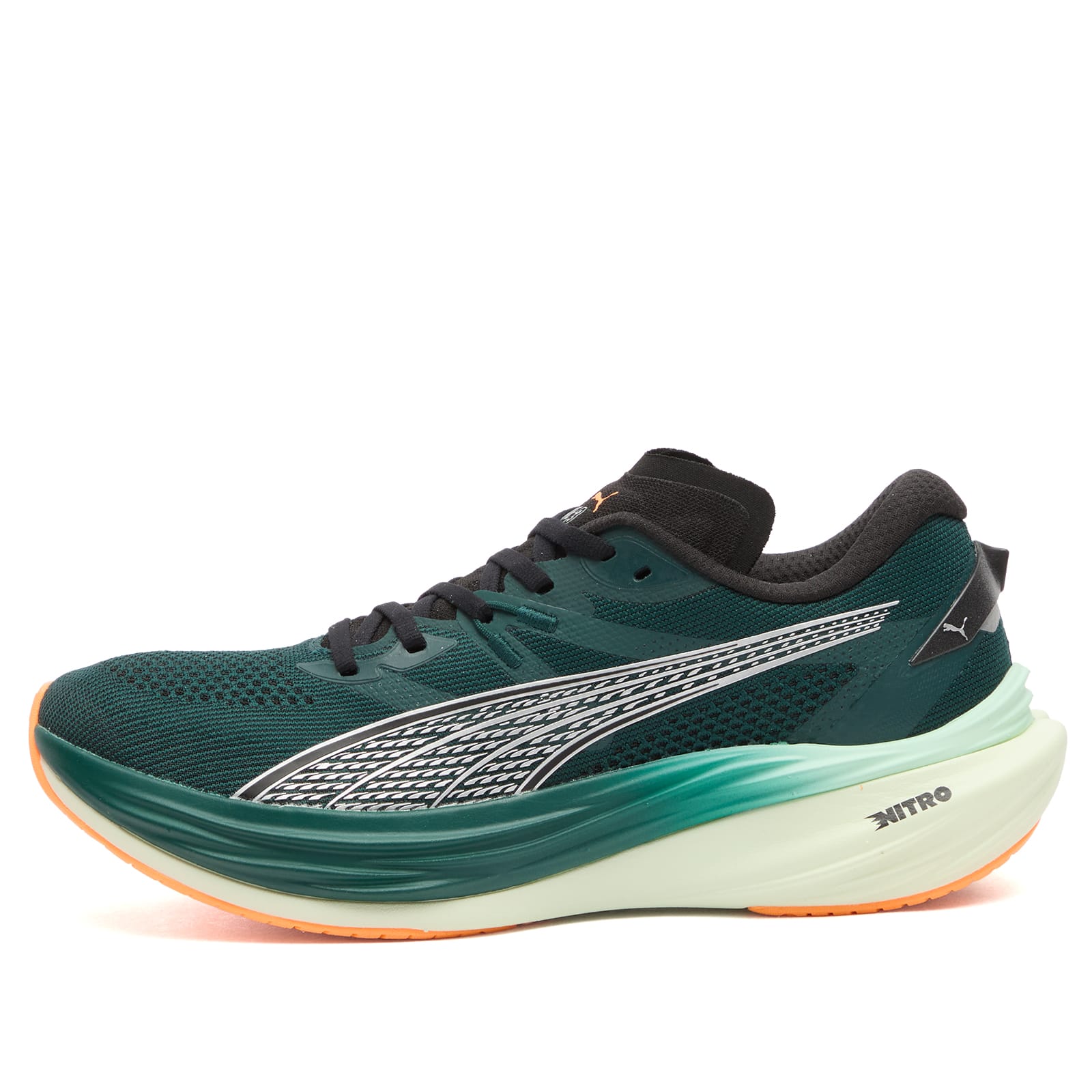 Puma Deviate NITRO 3 Sneaker Green Terrain/Heat Fire
