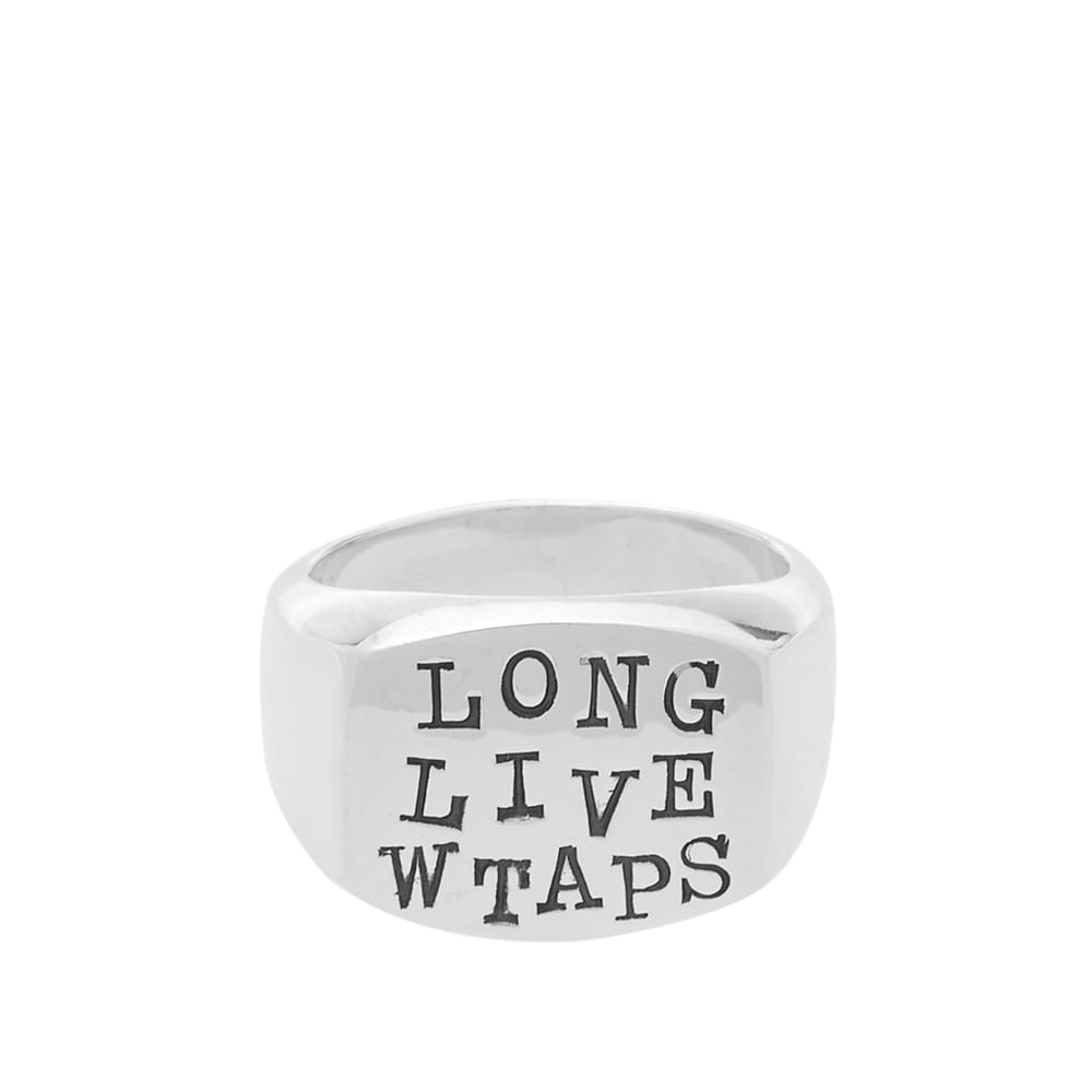 Wtaps X Masa Sculp Knuckle Ring Silver End