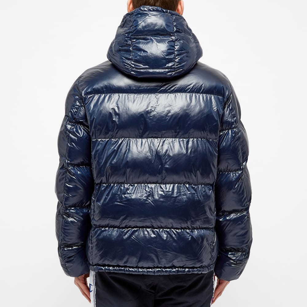 Champion Reverse Weave Hooded Puffer Jacket Navy | END. (AU)