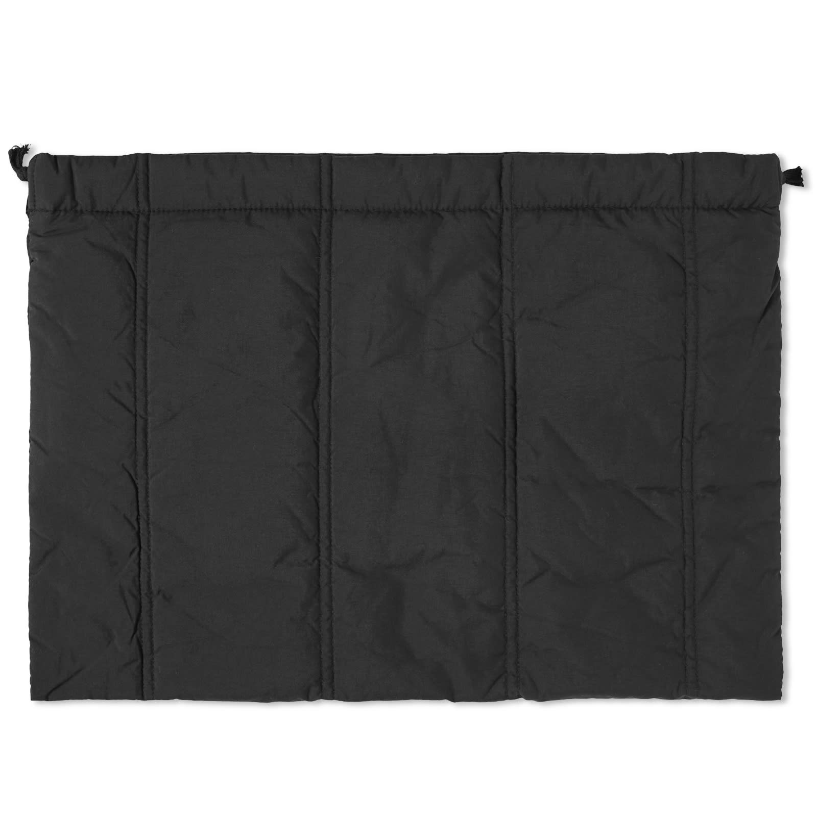 s.k manor hill Medium Ditty Bag Black Quilted Nylon END. (AR)