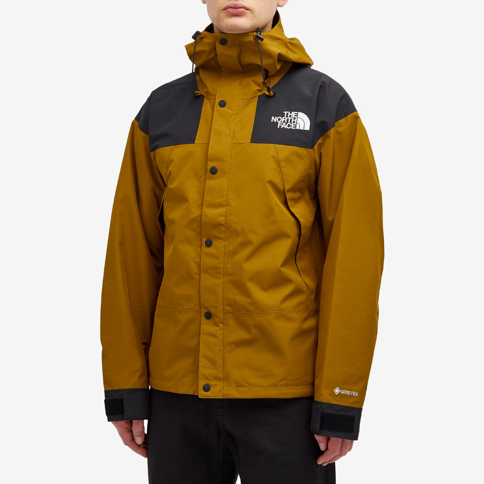 The North Face Men's Gore-Tex Mountain Jacket Moss Green/Tnf Black