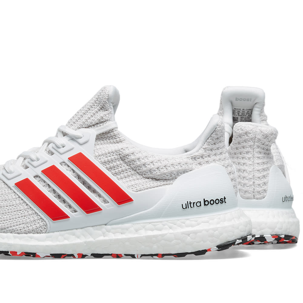 adidas ultra boost white active red