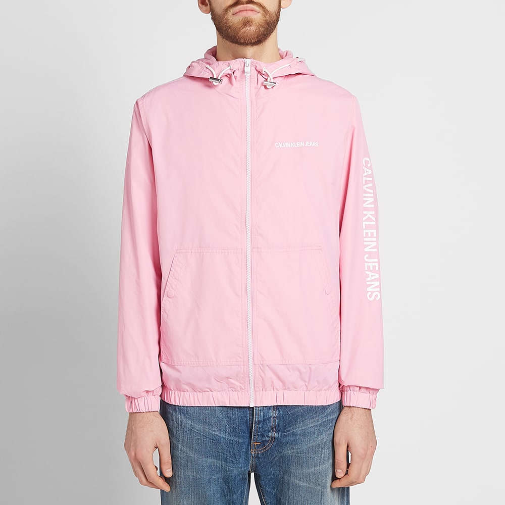 pink calvin klein jacket