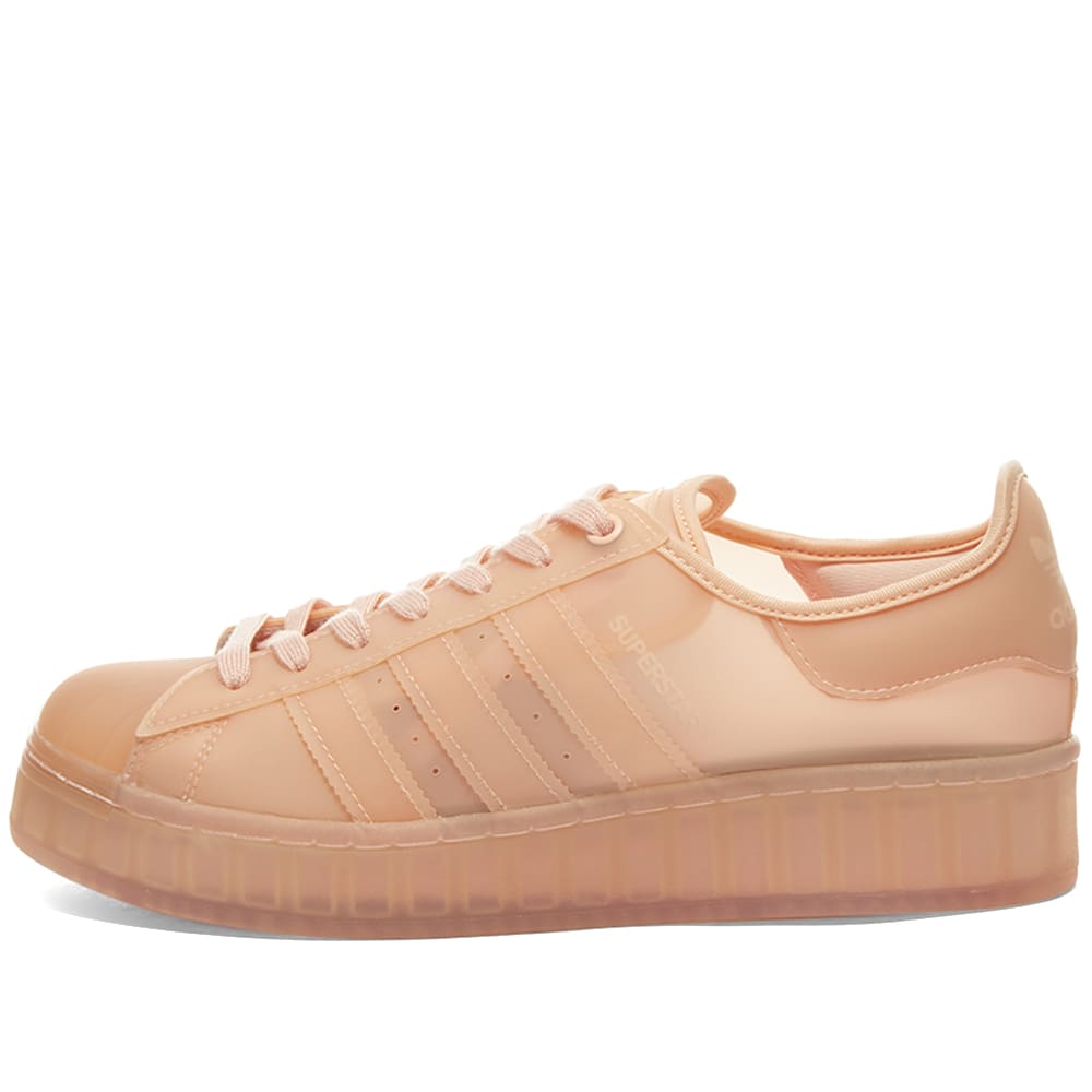 adidas superstar peach stripe