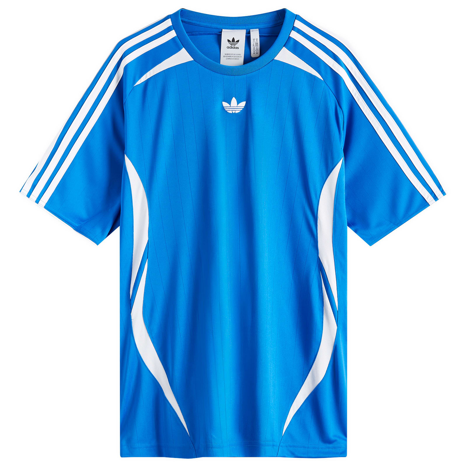 ◆adidas◆ Team Geist Tea Blue JP1114 adidas Teamgeist T-Shirt Blue & White | END. (US)