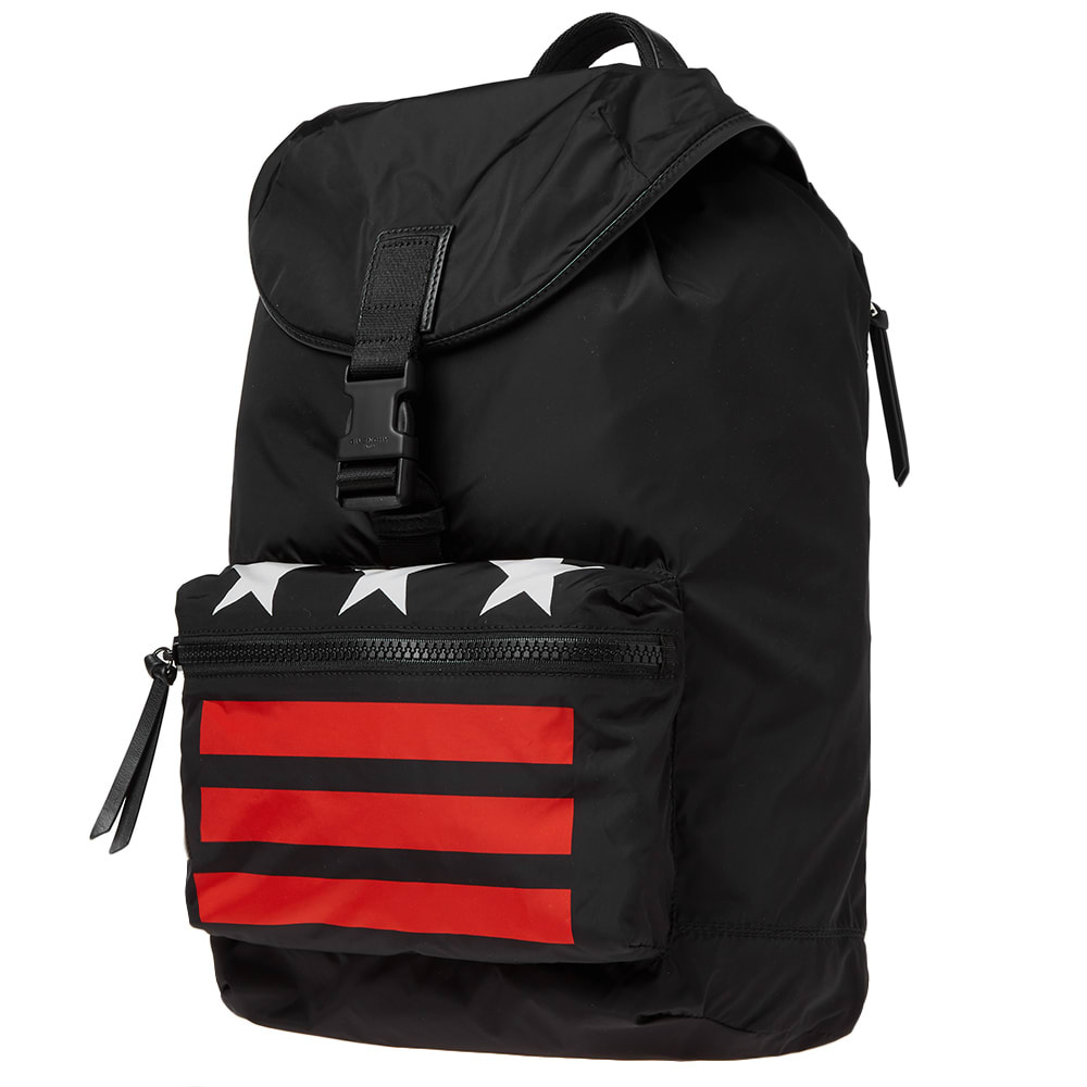 Givenchy Stars & Stripes Nylon Backpack Black END. (US)