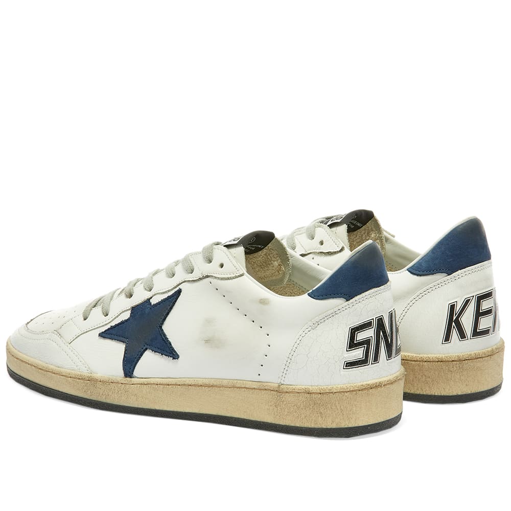 Golden Goose Ball Star Leather Sneaker White & Navy END. (US)