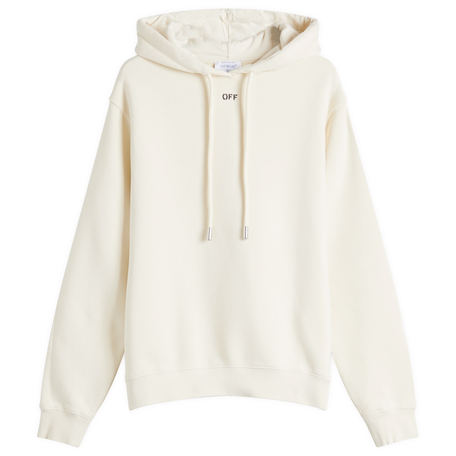 Off-White Women's White Asparagus Cloud Arrow Regular Hoodie