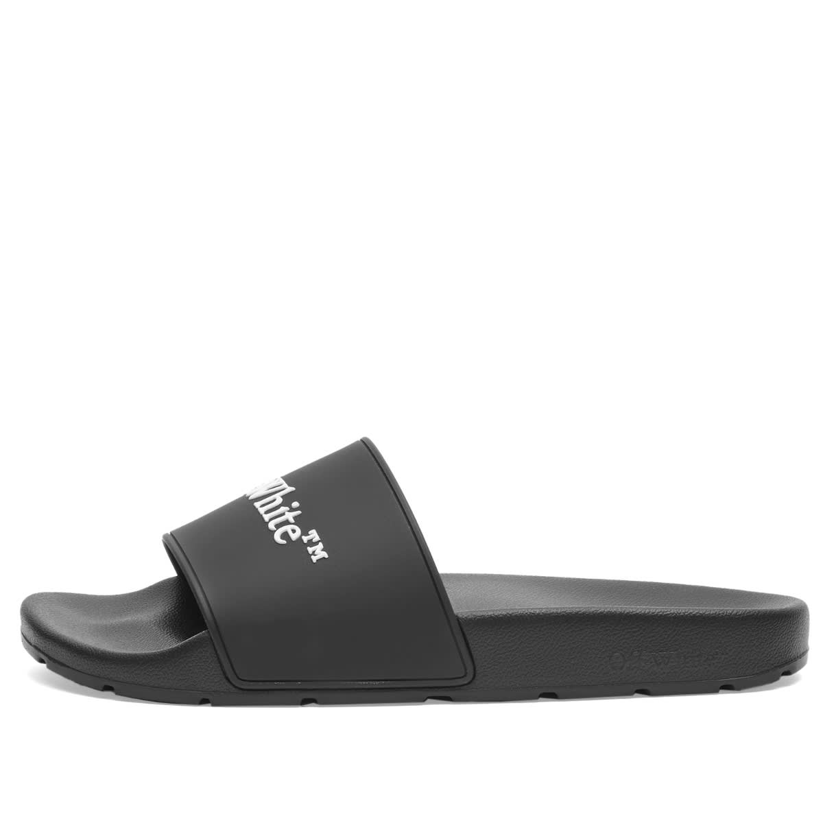 Off-White Women's Black White Bookish Sliders Eu Size 36