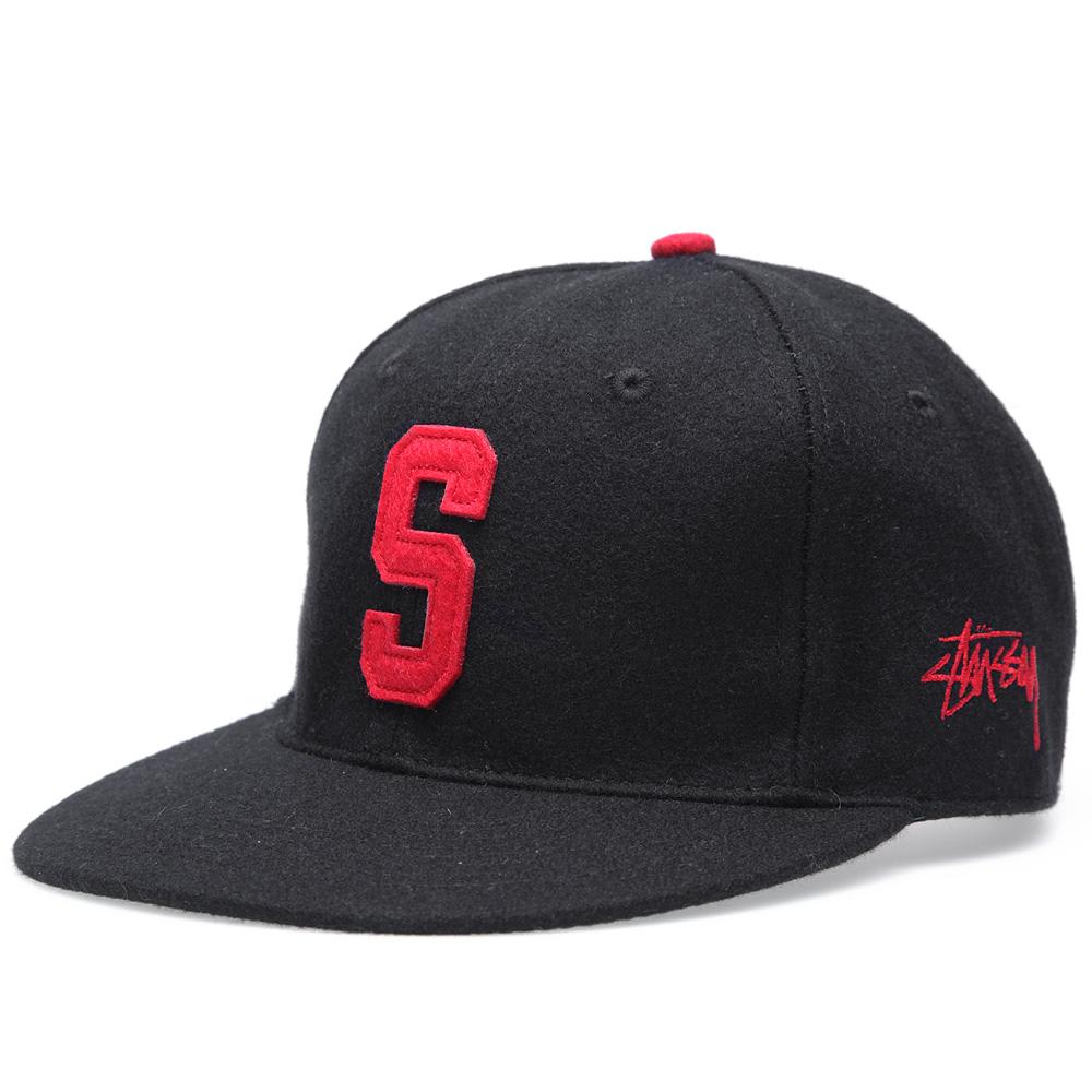 Stussy x Ebbets Field Big S Ballcap Black | END.