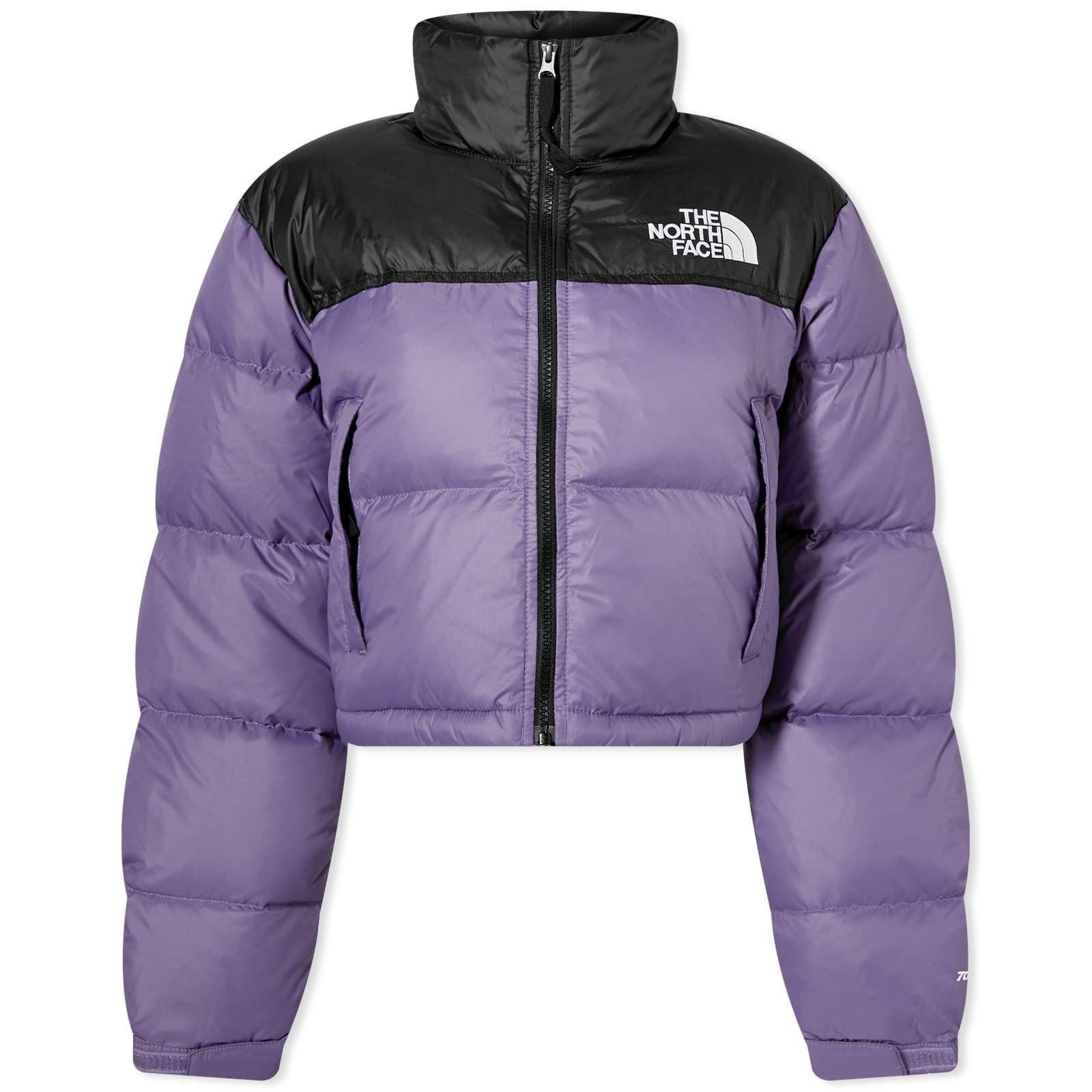 THE NORTH FACE ダウンジャケット M 紫/黒　最終値下げ ザ・ノース・フェイスetc.黒以外のダウンがおしゃれ見えの最大の