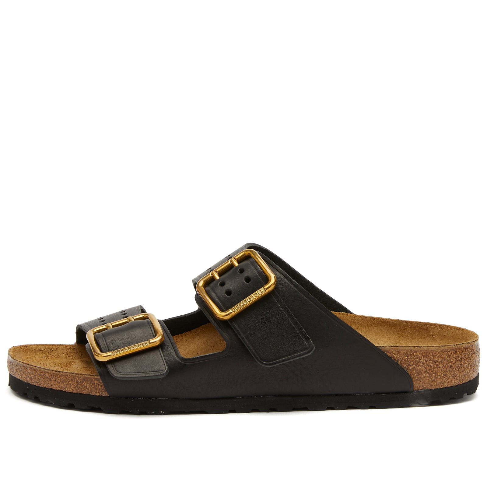 Birkenstock Arizona Bold Gap Black Natural Leather | END. (US)