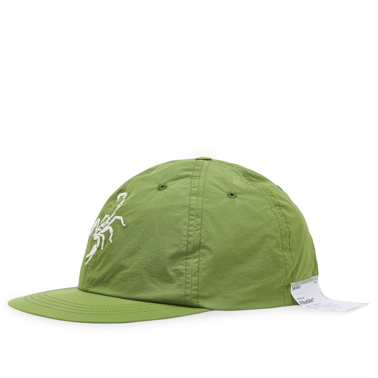 SATISFY Running FLITESILK™ナイロン キャップ グリーン FliteSilk Running Cap in Green