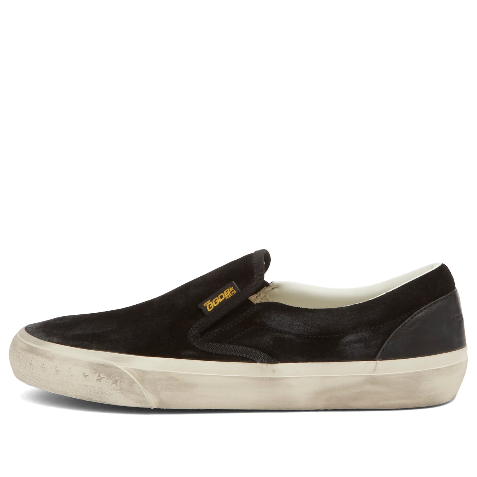 【関税込み】Golden Goose★VCEスニーカースリッポン GWF00306F Men's VCE Penstar in black suede with black leather heel tab