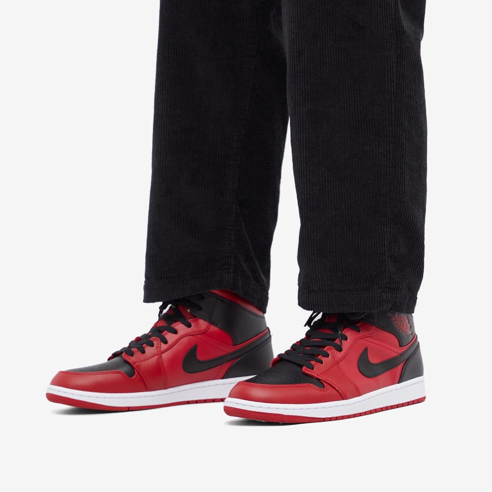 Nike Air Jordan 1 Mid Gym Red, Black 