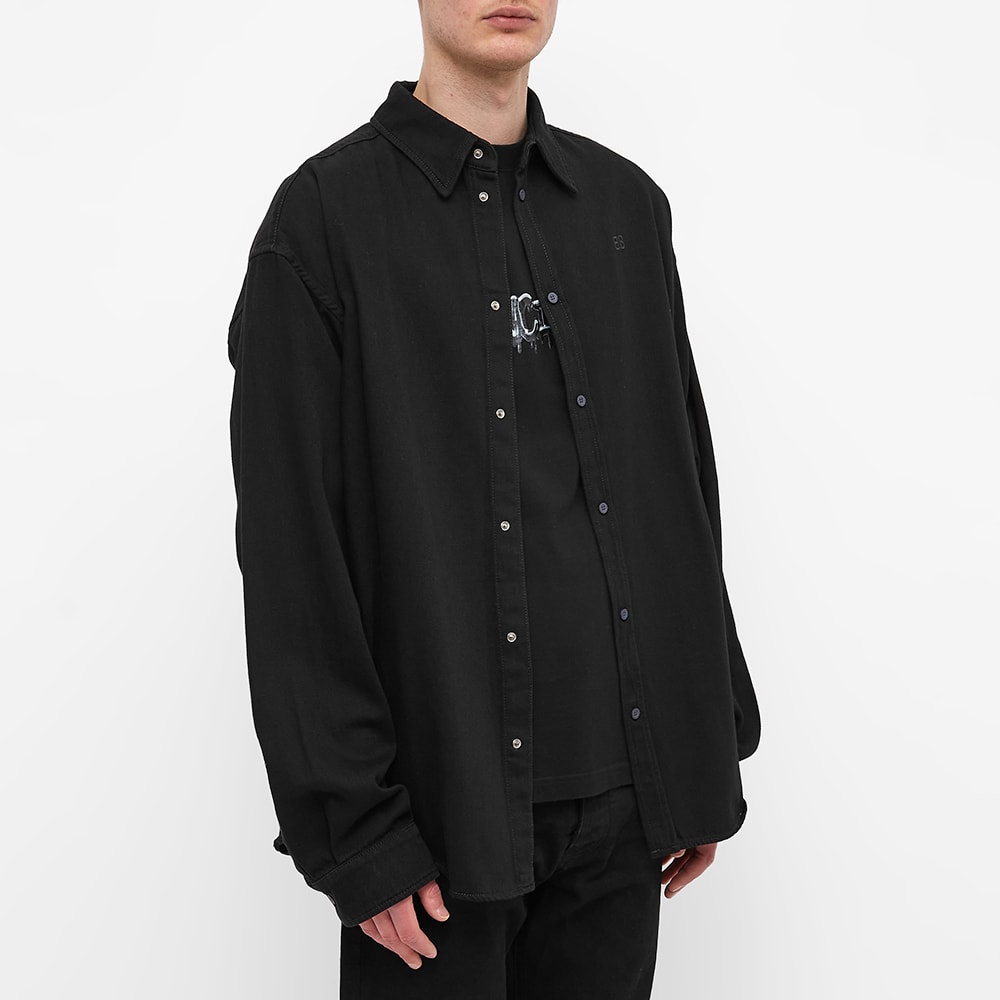 balenciaga peacoat overshirt