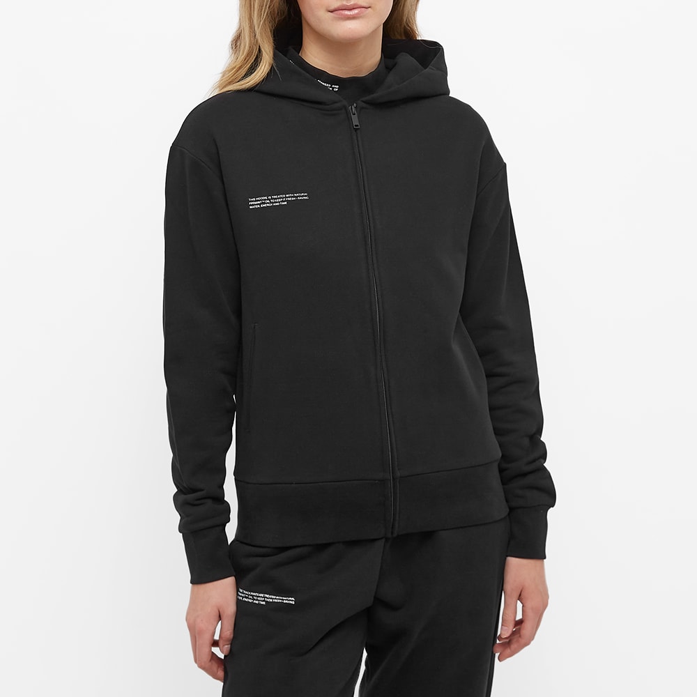Zip Hoodie Pangaia Hoodie Black Pangaia 365 Zipped Hoodie Black