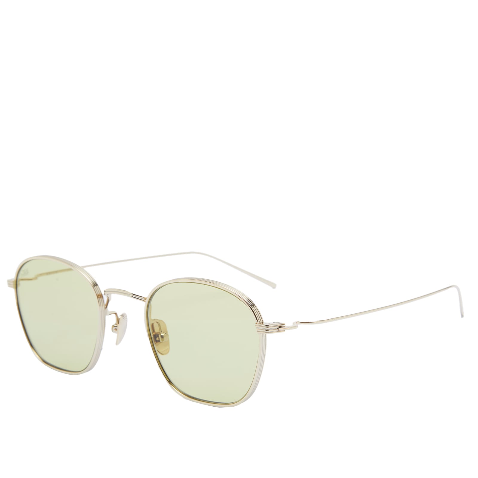 Akila Unisex Gold/Light Green Osiris Sunglasses