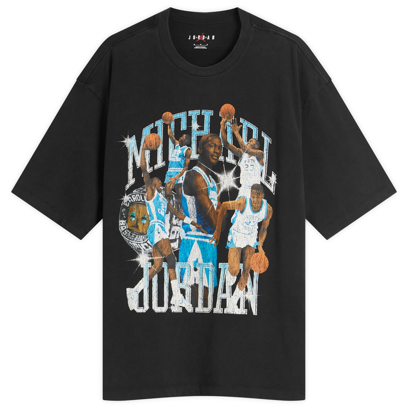 [NIKE] Jordan Flight Essential Graphic T-Shirt M★HQ8940-010 Jordan Flight Essentials Graphic T-Shirt - Black/Dark Powder