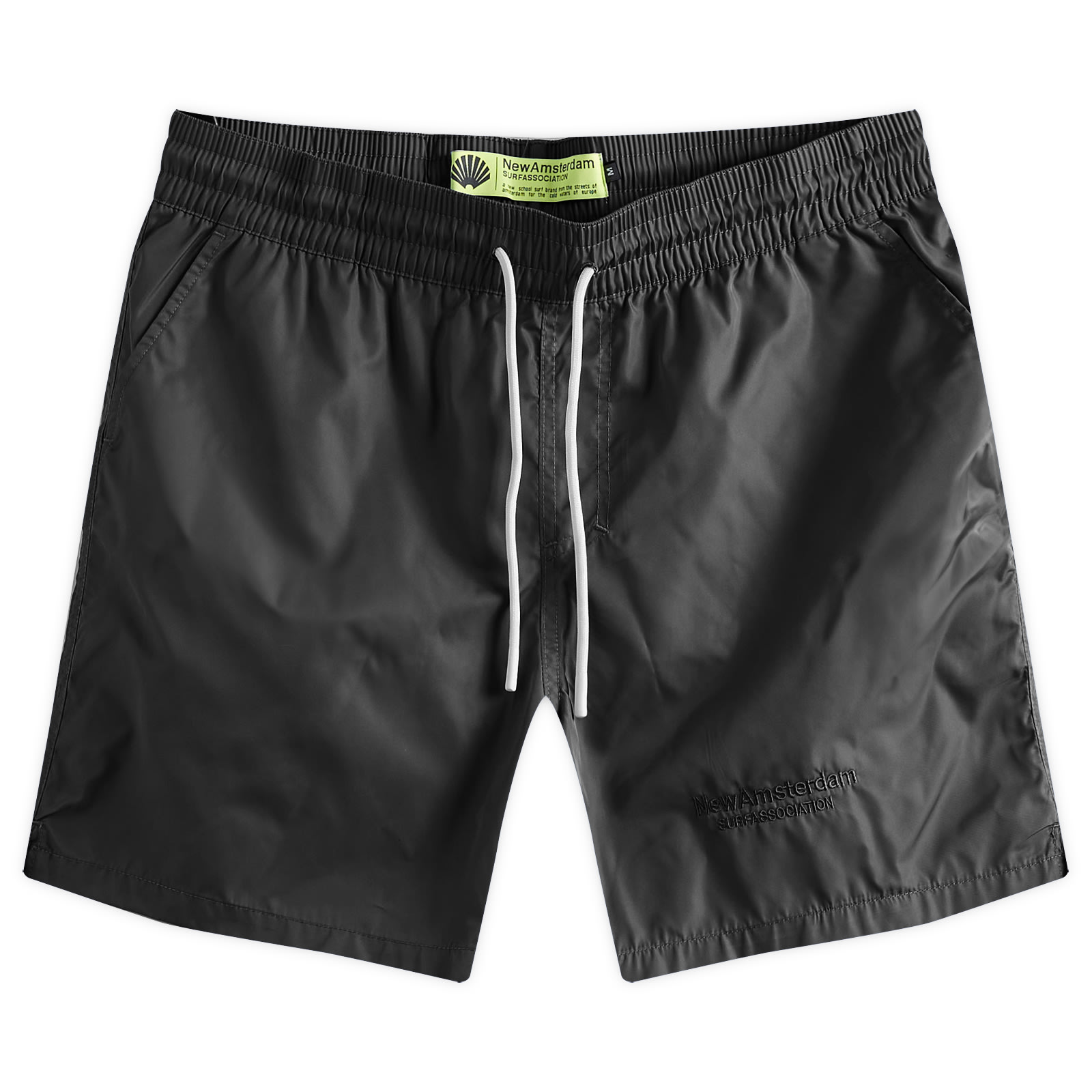 New Amsterdam Surf Association Men's Logo Board Shorts Black