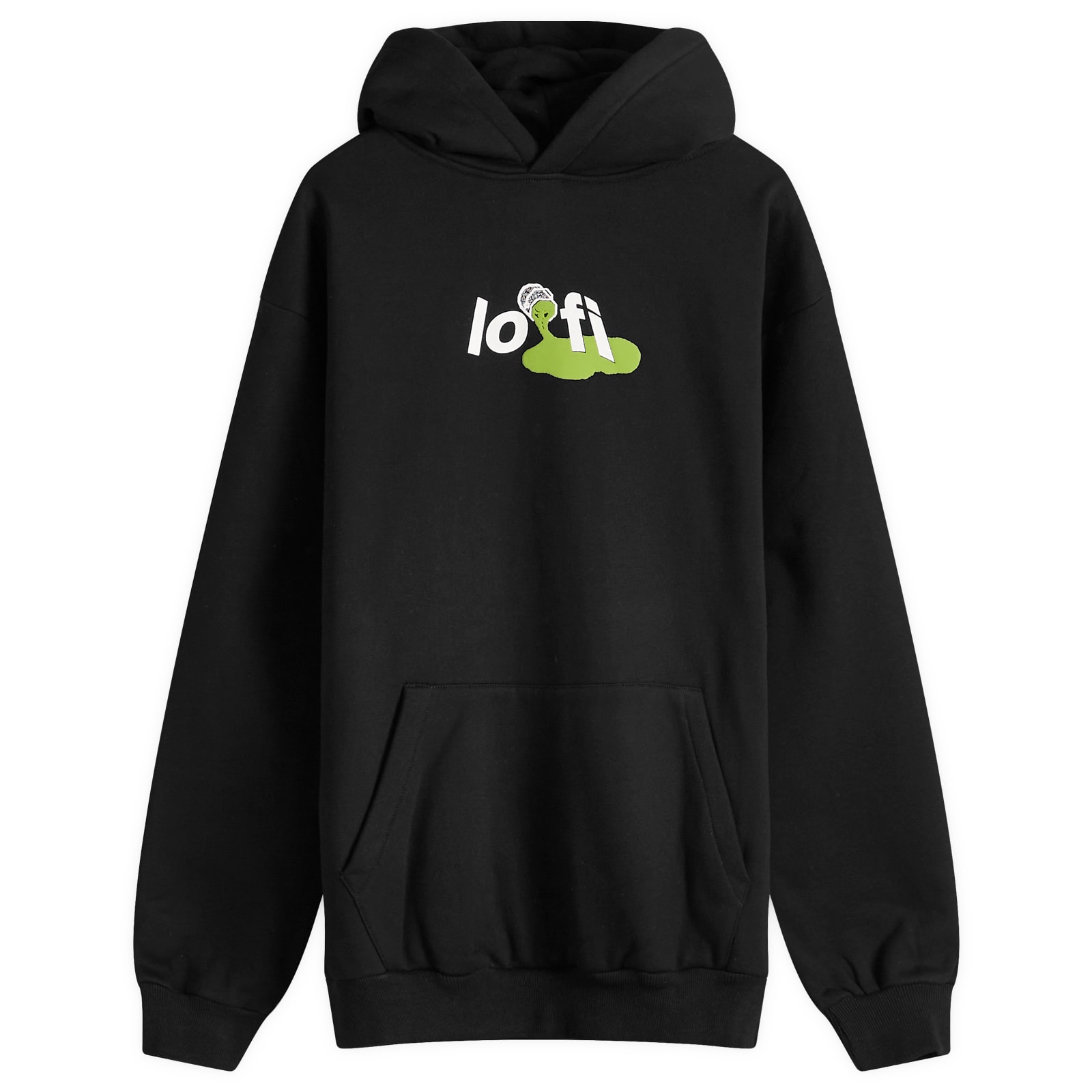 Lo-Fi Paint Logo Hoodie Black (US)