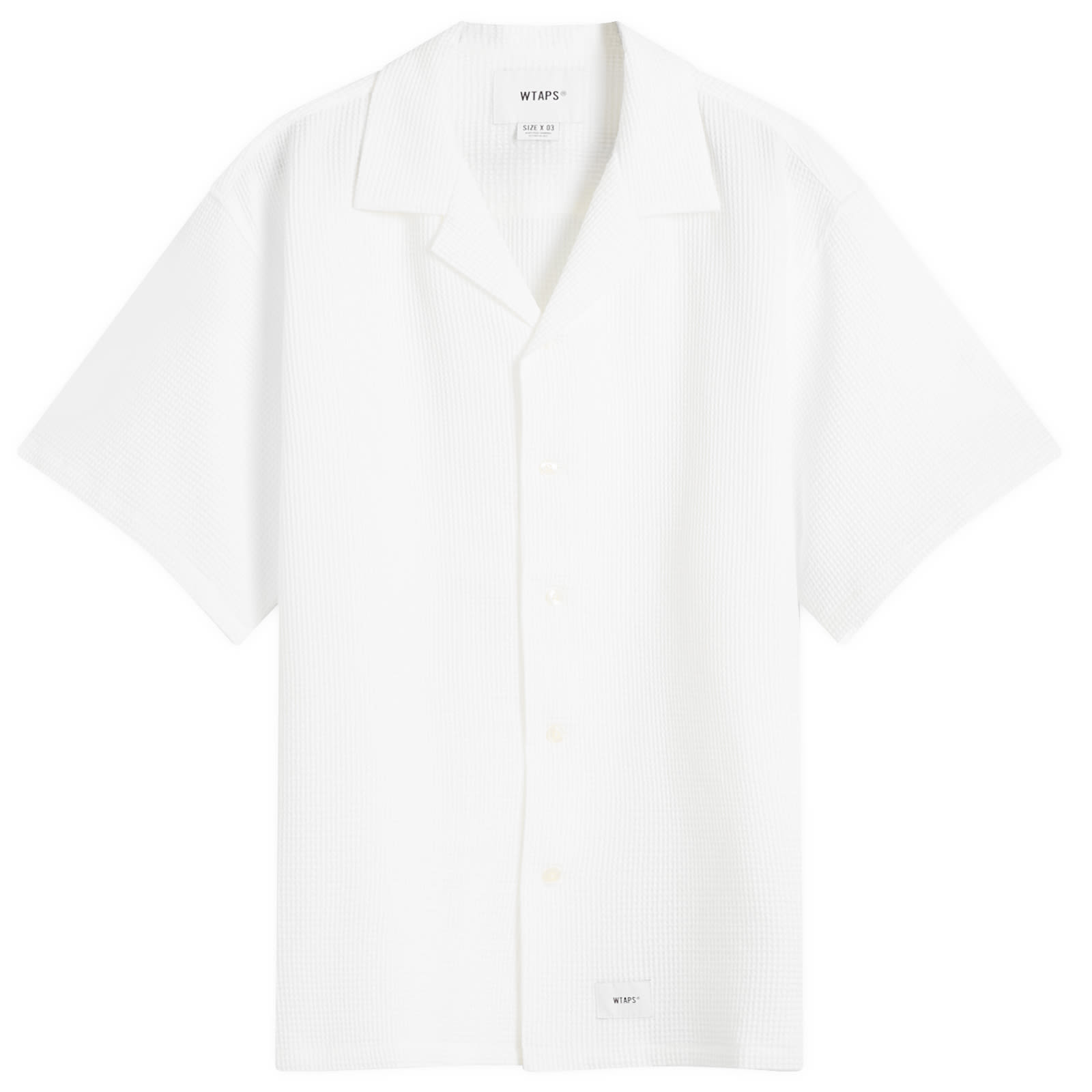 WTAPS Men’s Cotton Ripstop Vacation Shirt White