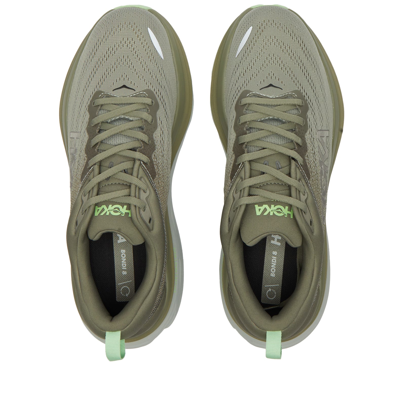 Hoka One One Men's Bondi 8 Olive Haze/Mercury | 1123202-OHMR