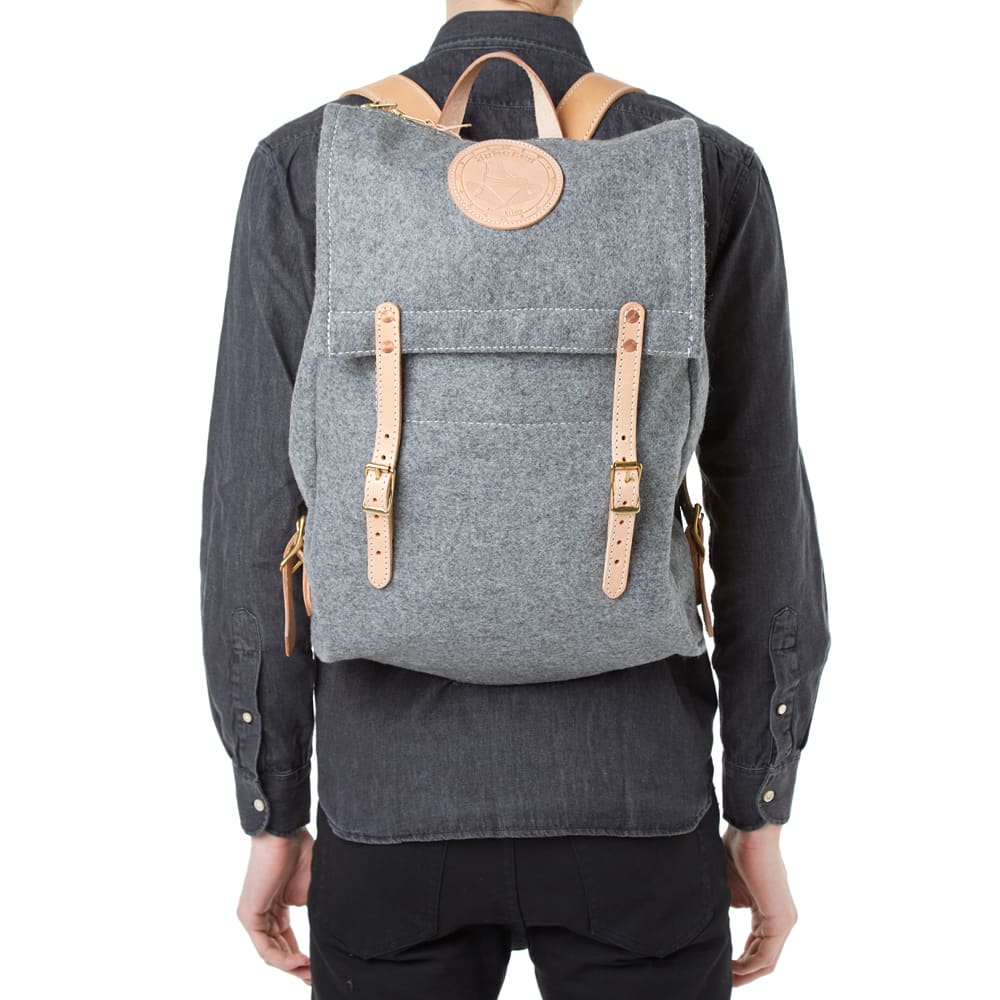 Yuketen Canoe Backpack Grey Wool END. (AU)