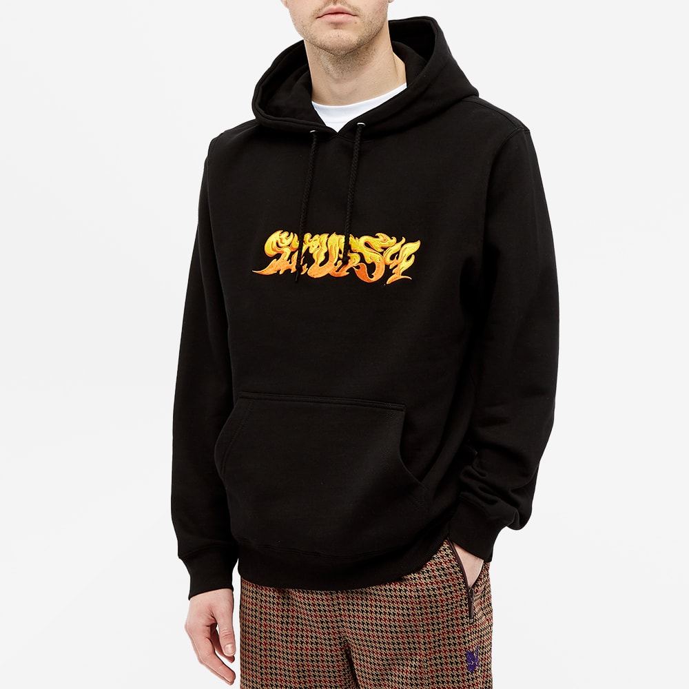 Stussy fire applique hoody Clearance
