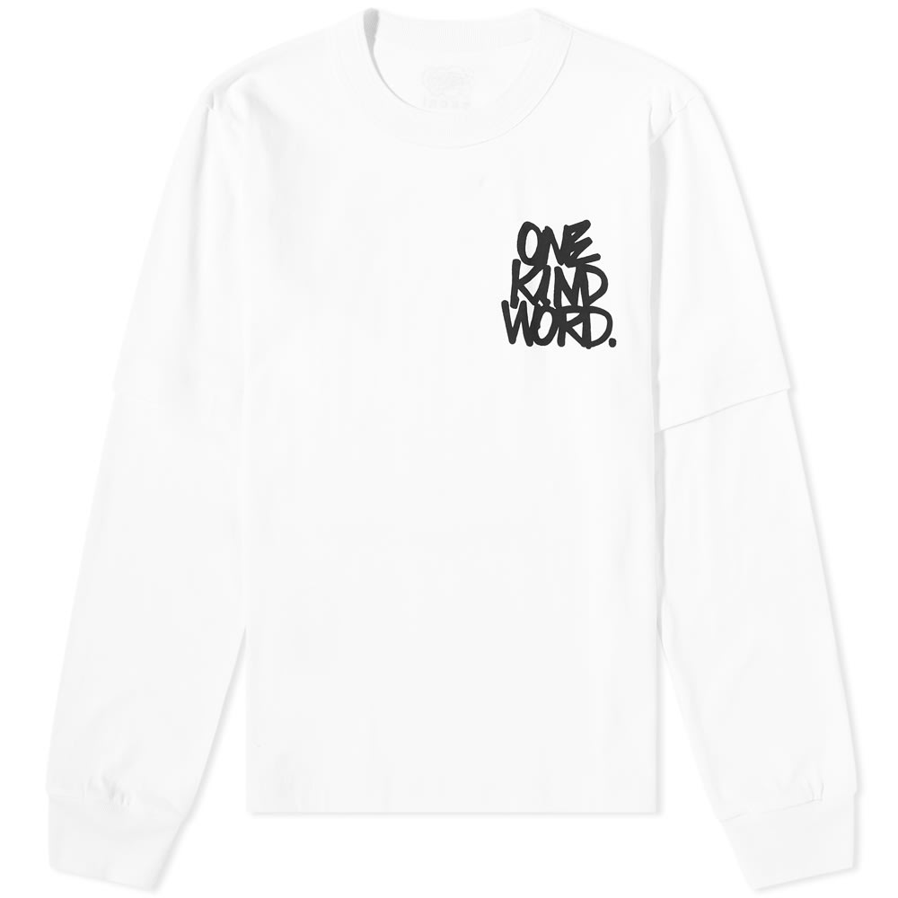 Sacai x Eric Haze Long Sleeve T-Shirt White | END. (IT)