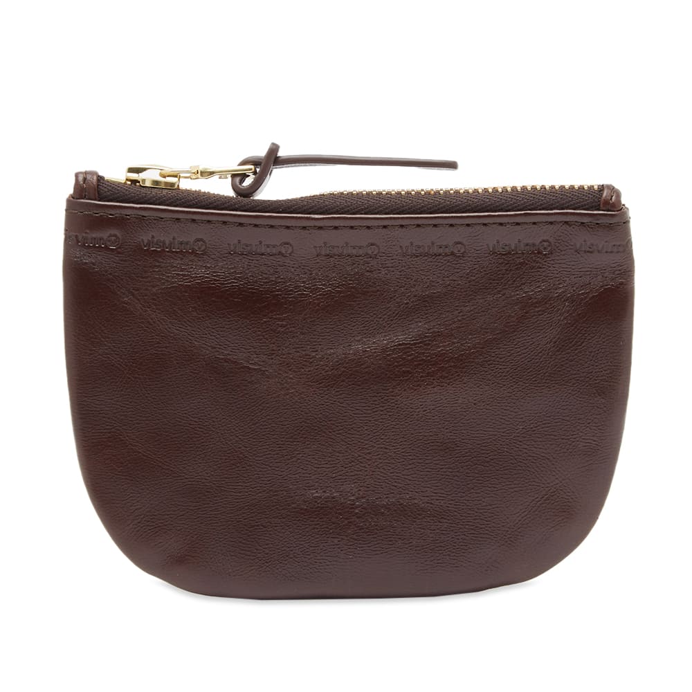 Visvim Leather Zip Wallet Dark Brown | END. (US)