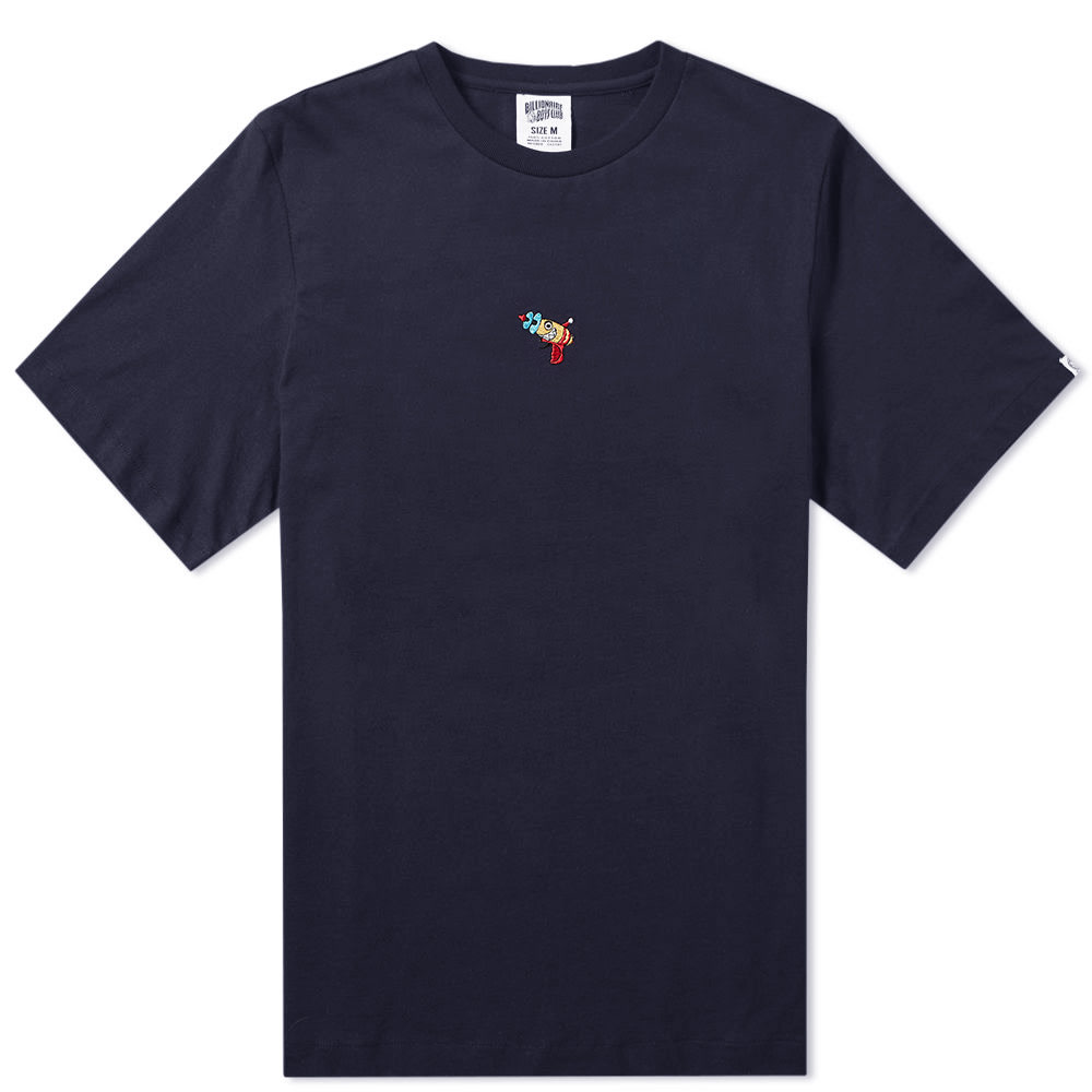 Between Japanese streetwear designer Nigo and music mogul Pharrell Williams, it’s no surprise their creative collaboration the Billionaire Boys Club has been such a success. The raygun tee is simply styled with embroidery to the chest of this cotton tee, a BBC logo features at the reverse.

100% Cotton
Embroidered Raygun Logo to Chest
Branding to Reverse
Woven Logo to Sleeve