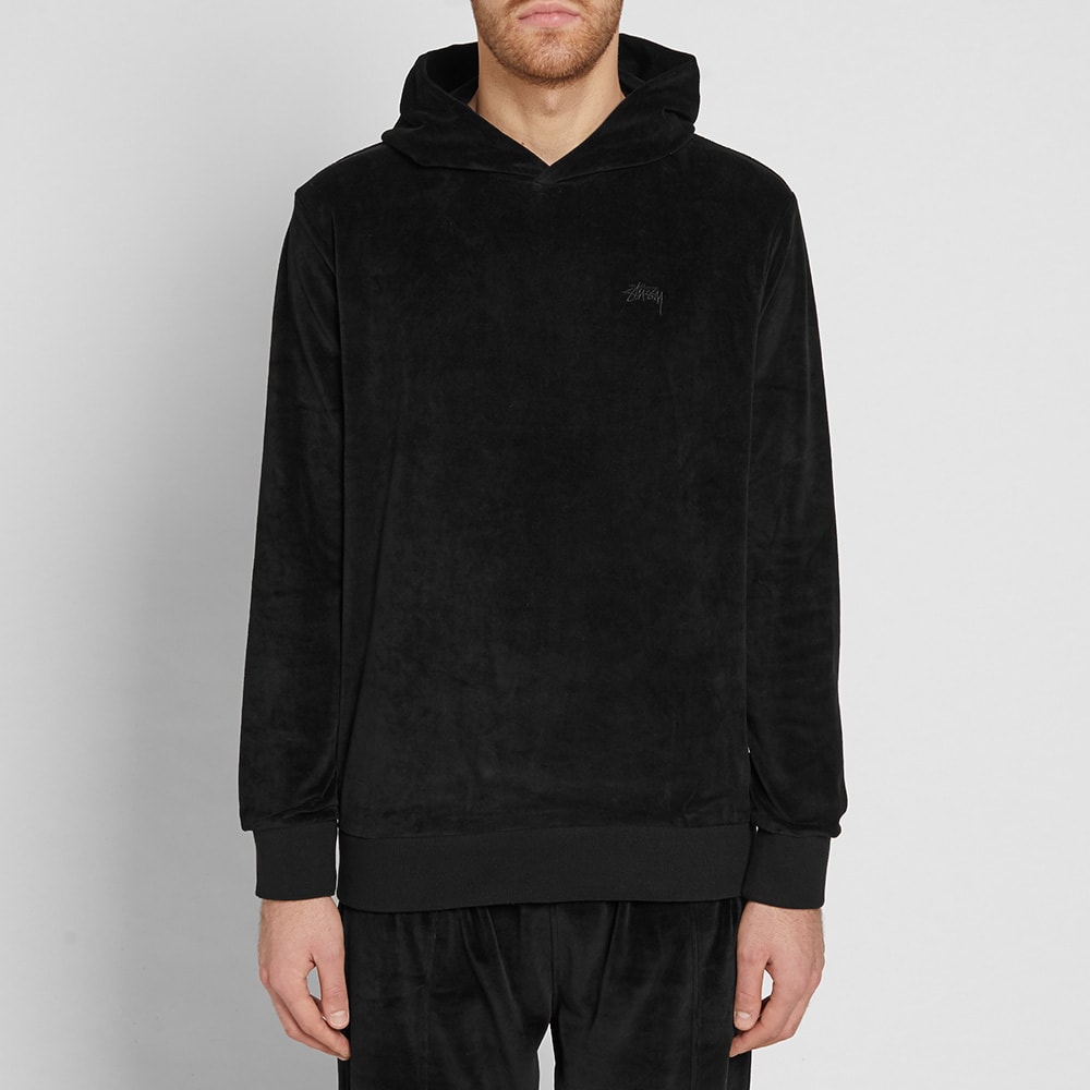 Stussy velour hoodie Outlet