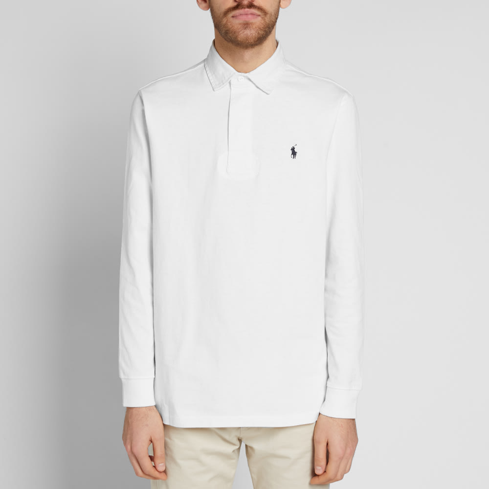 Polo Ralph Lauren Rugby Shirt Deckwash White END.