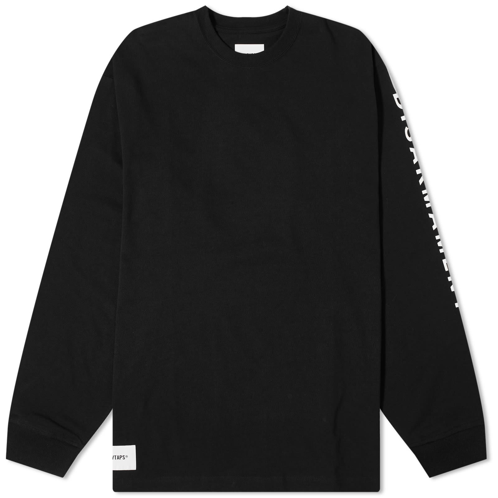 WTAPS LONG SLEEVE BLACK Mサイズ WTAPS Long Sleeve Crossbones T-Shirt Black | END. (AR)
