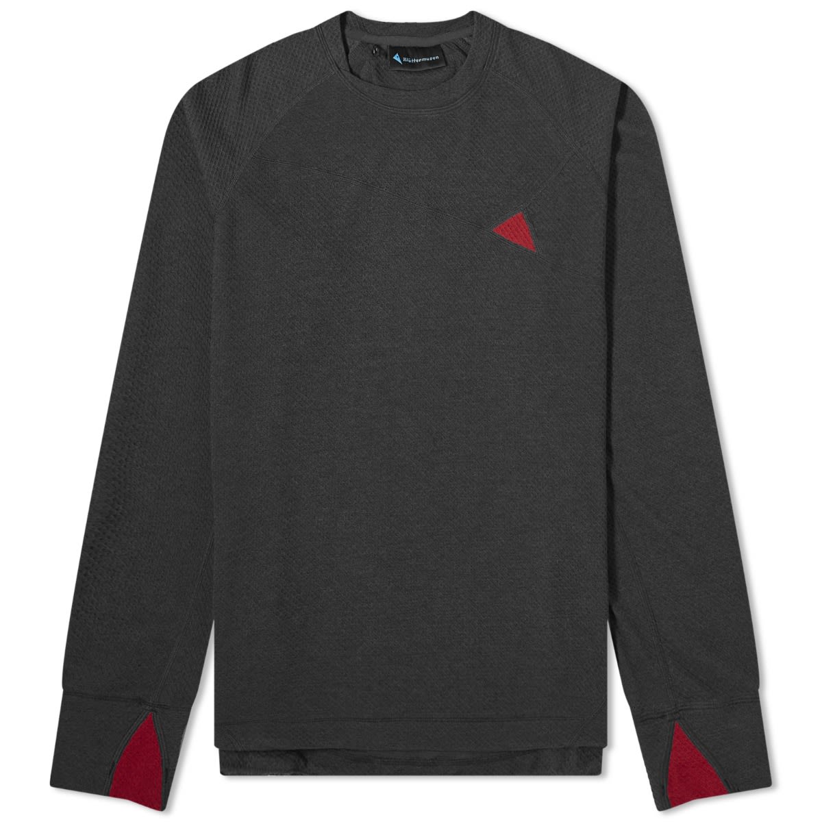 Klattermusen Men’s Huge Thermal Crew Sweat Raven/Burnt Russet