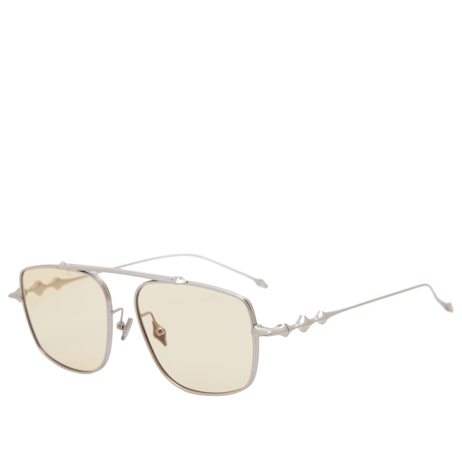 Gentle Monster Martin Sunglasses Silver & Yellow | END. (US)