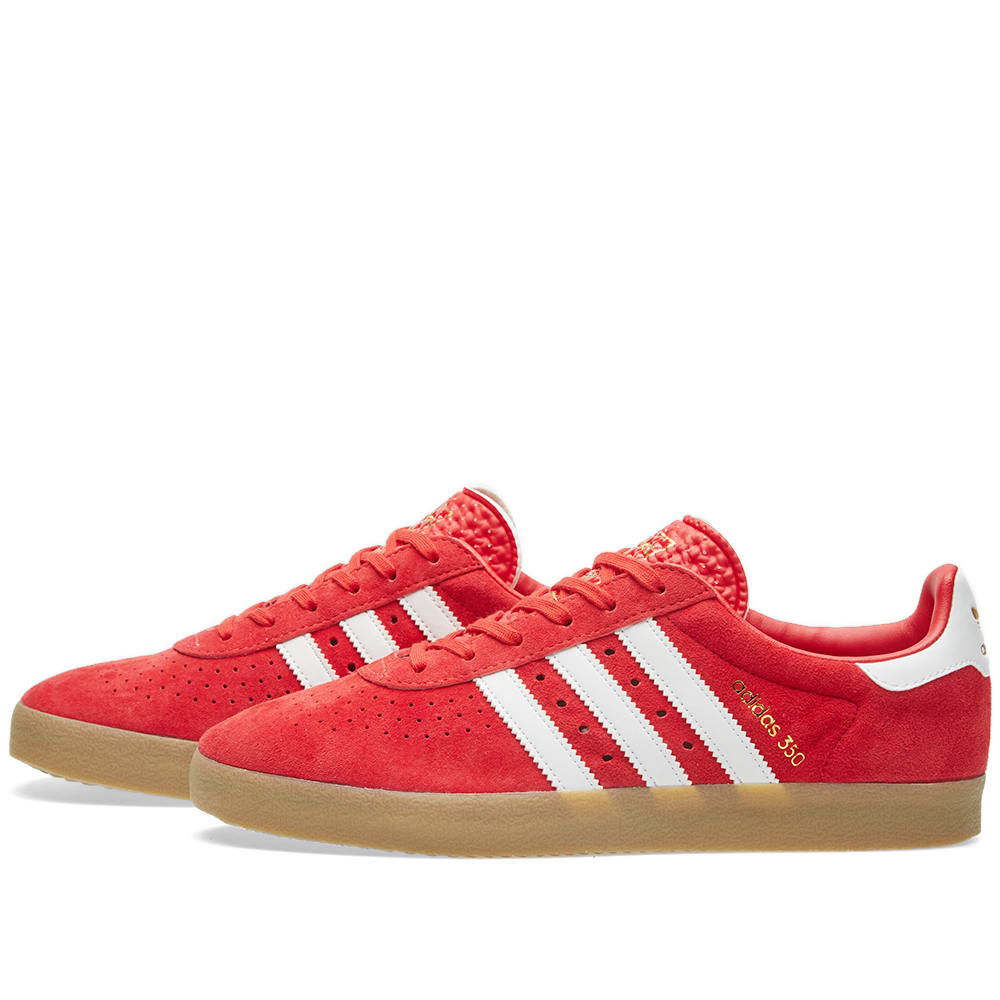 adidas 350 scarlet