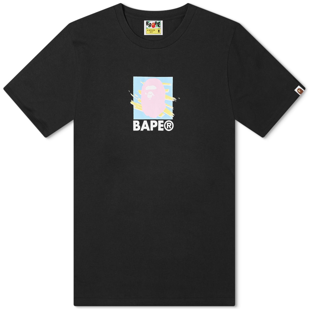 multicolor bape shirt