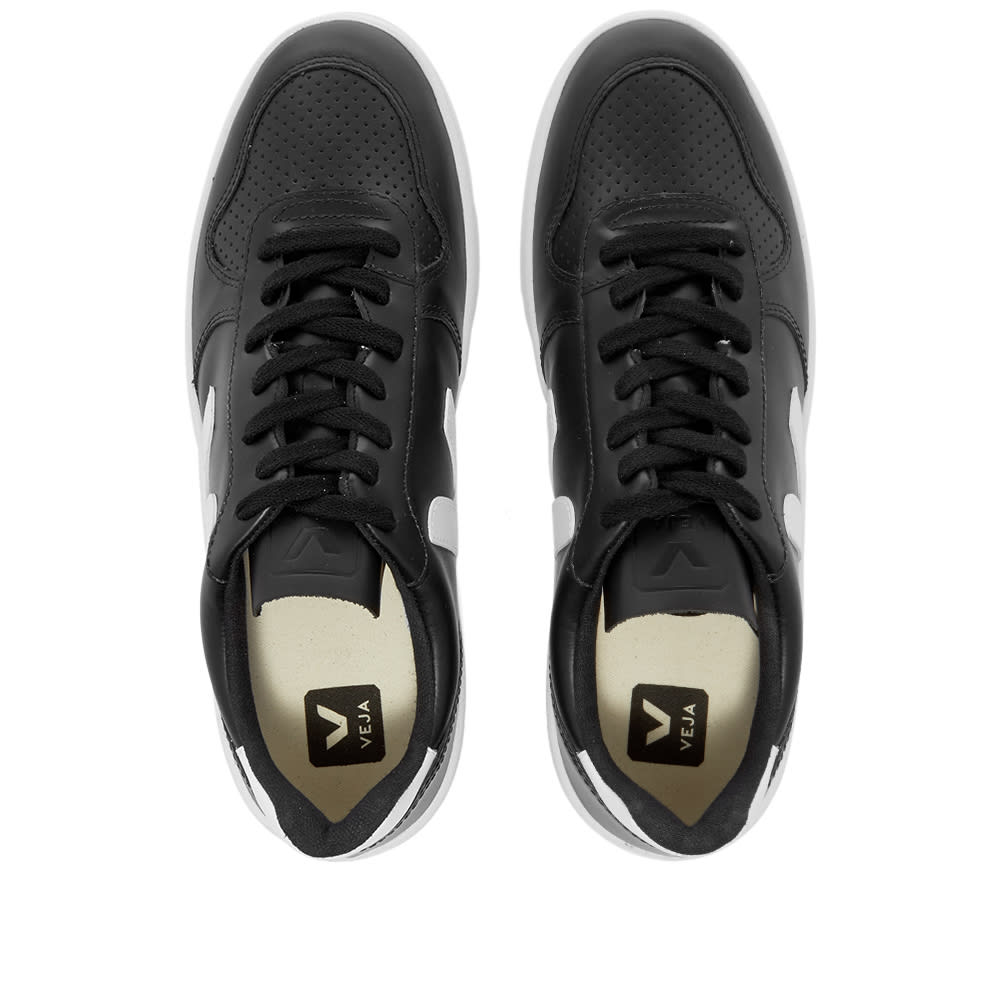 Veja Womens V10 Leather Basketball Sneaker Black & White END. (UK)