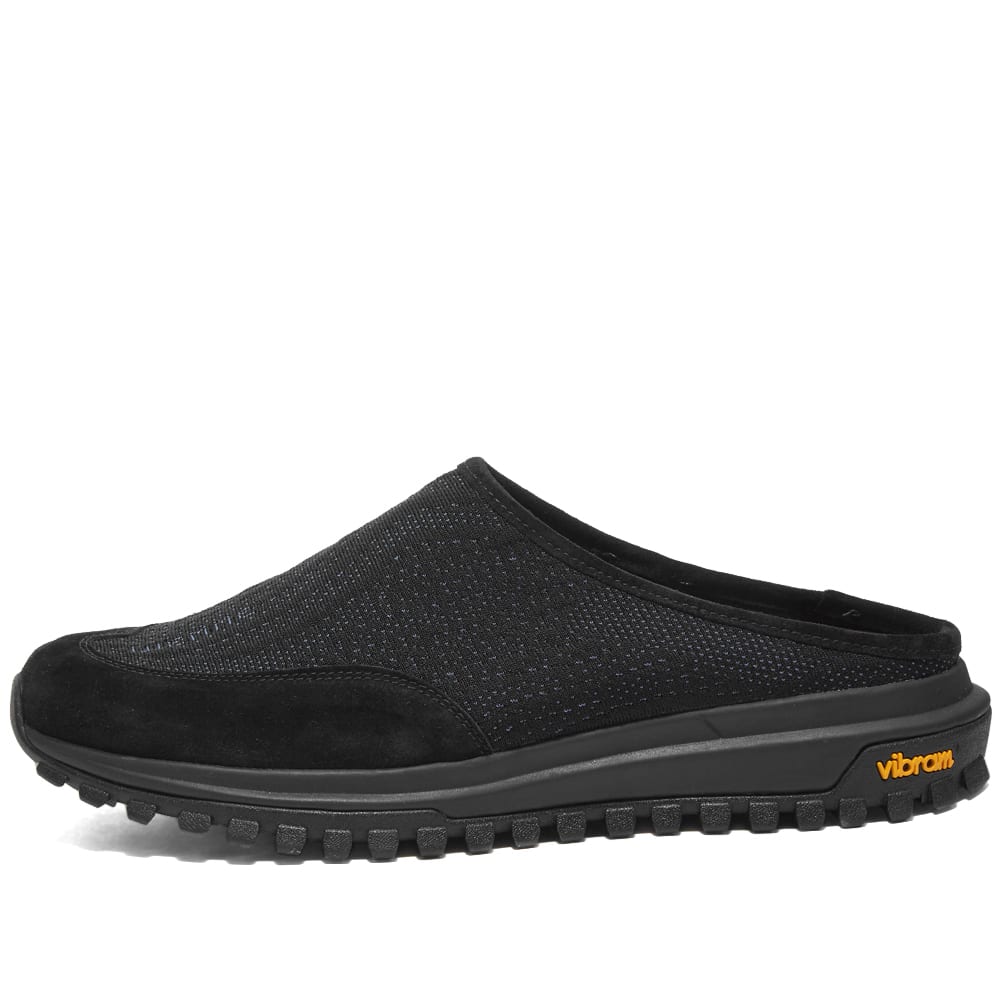 black mule tennis shoes