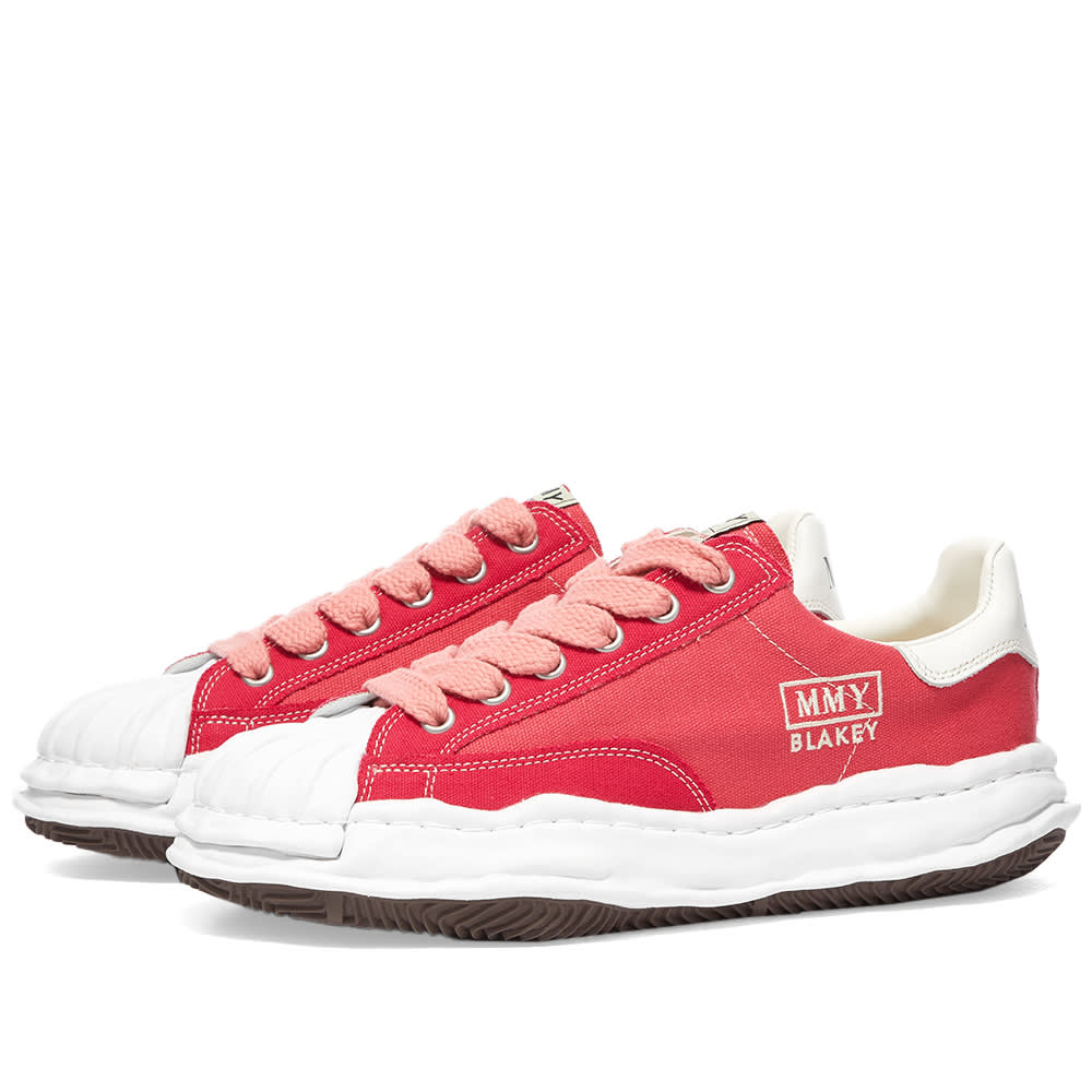 Maison MIHARA YASUHIRO Blakey Low Original Sole Canvas Sneaker Pink | END.