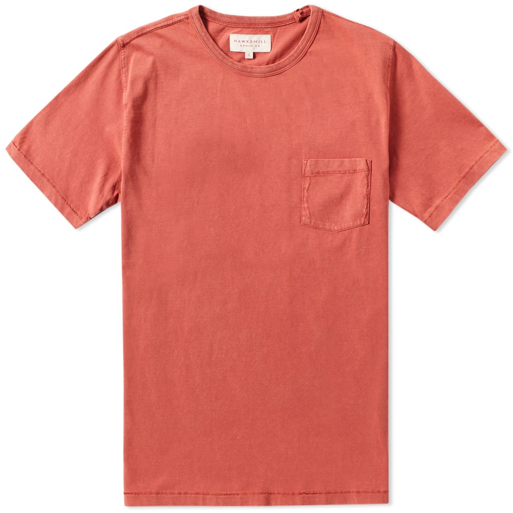 Hawksmill Denim Co. Pocket Tee Red | END. (US)