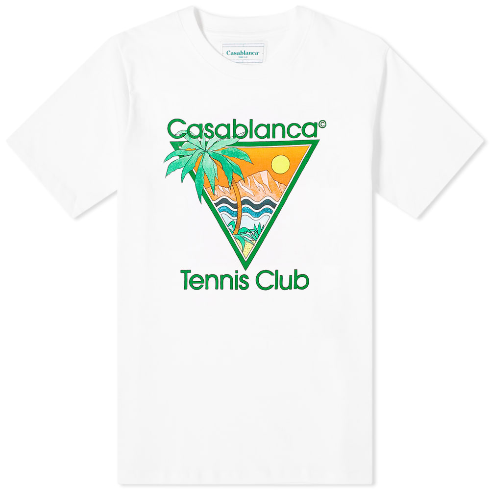 Casablanca Tennis Club Tee White | END. (CA)