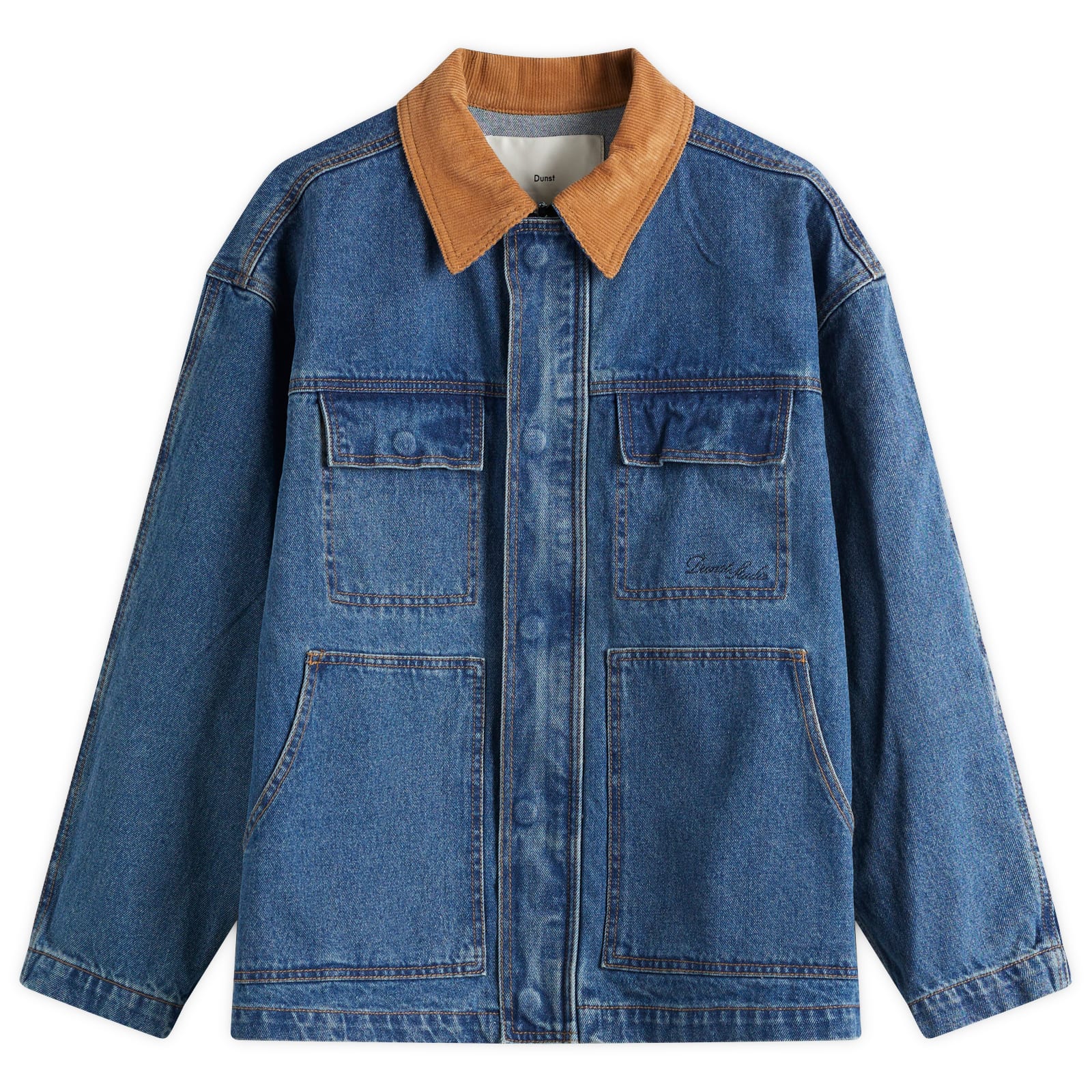 DUNST Unisex Vintage Denim Work Jacket Classic Blue | END. (DK)